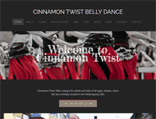 Tablet Screenshot of cinnamon-twist.com.au